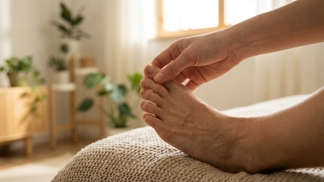 Vaše vlastní ruka nahradí drahé adjustační ponožky: Tento nenápadný hmat fyzioterapeutů obnoví přirozený prostor mezi prsty a zastaví noční mravenčení i bez horké vany