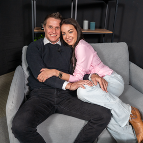 Agáta Hanychová a Miroslav Dopita v pořadu eXtra Host.