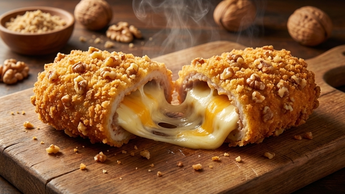 Tajemství pevného trojobalu: Jak ořechy vylepší váš smažený sýr?