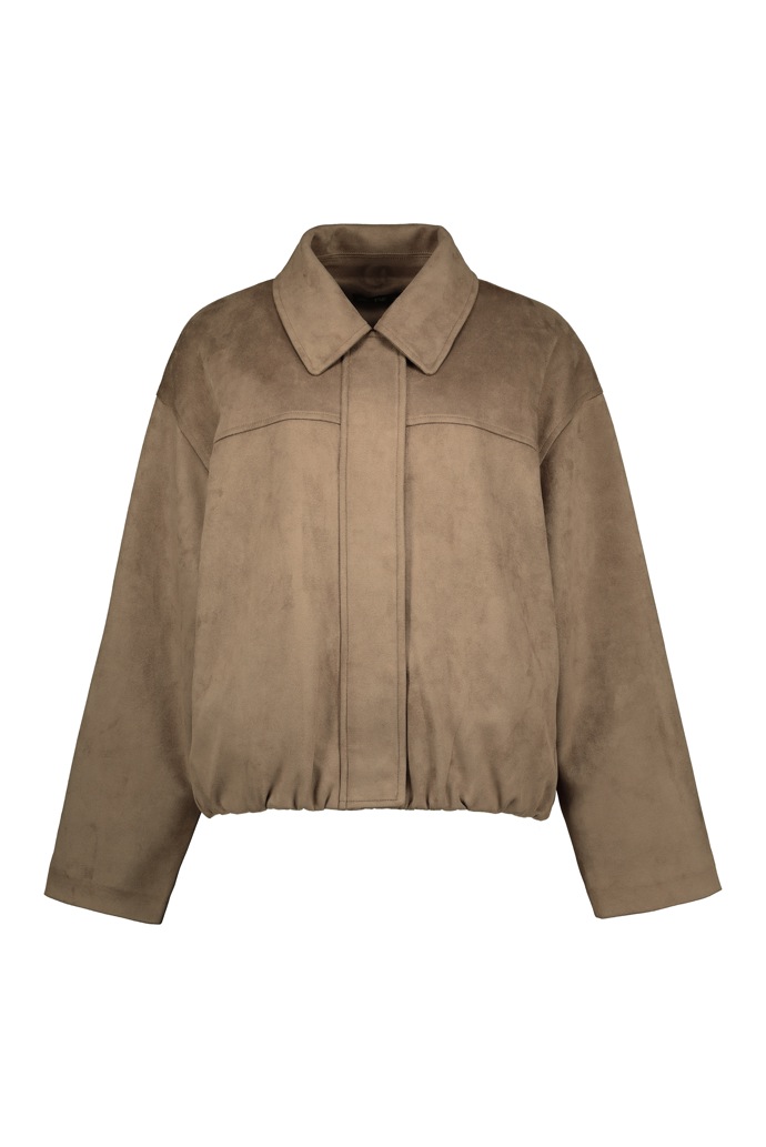 Semišový bomber s nabíráním, F&F, 1199 Kč