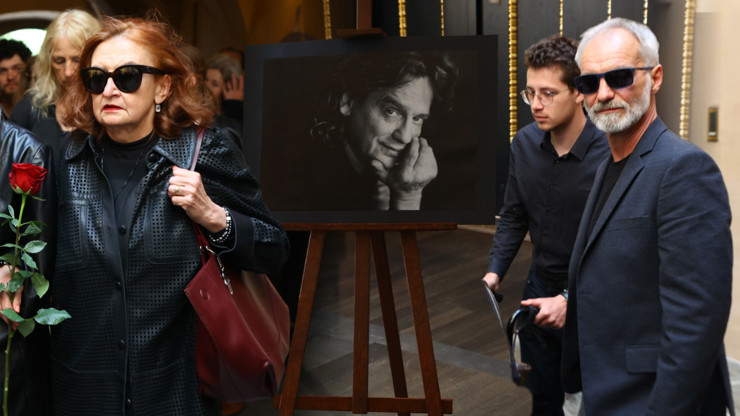 Pohřeb Jana Potměšila.