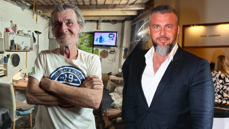 Radek Filipi a jeho tatínek. 