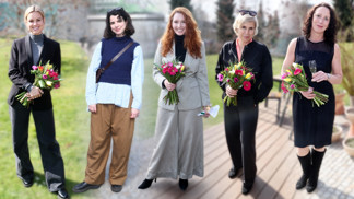 Módní policie z výstavy motýlů: Kateřina Neumannová v trendy bomberu, Patricie Solaříková se zahřívala v roláku