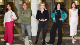 Módní policie ze křtu knihy: Heidi Janků bodovala křivákem v barvě mentolu, Dalibor Janda s dcerou chtěli hlavně pohodlí