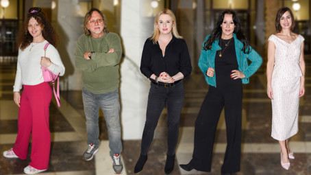 Módní policie ze křtu knihy: Heidi Janků bodovala křivákem v barvě mentolu, Dalibor Janda s dcerou chtěli hlavně pohodlí