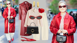 Ďábel nosí červenou a vy můžete taky: Meryl Streep ukazuje šik styl po pětasedmdesátce