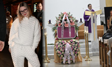 Společné rozloučení u rakve i zdrcující slova o andělovi. Nejemotivnější momenty z pohřbu Míny