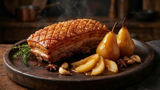 Proč zkušení řezníci nikdy nepekli bůček bez dvou hrušek? Tato ovocná finta zkrotí těžký tuk a vytvoří omáčku tak sametovou, že ji budete jíst i samotnou