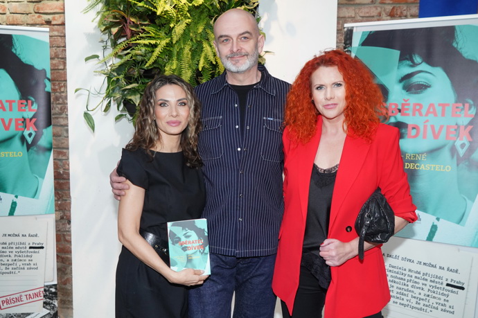 Nechyběla ani Reného exmanželka Štěpánka Decastelo (vpravo).