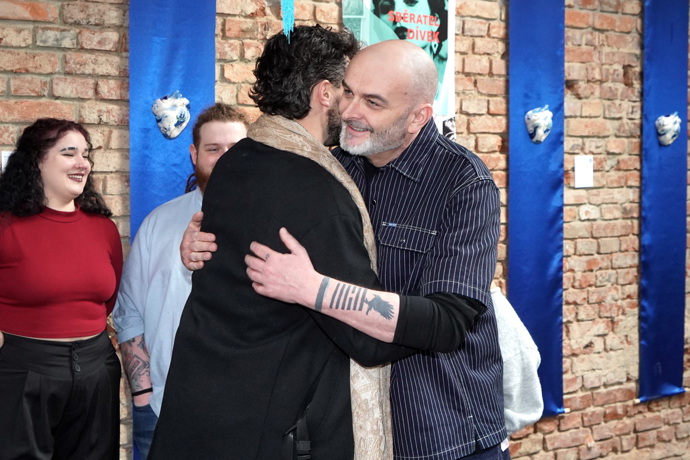 Nechyběly ani seriálové hvězdy, například Šimon Bílina. 