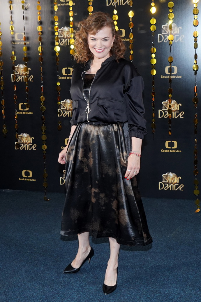 Marta Jandová nás hned ze začátku okouzlila elegantním outfitem. 