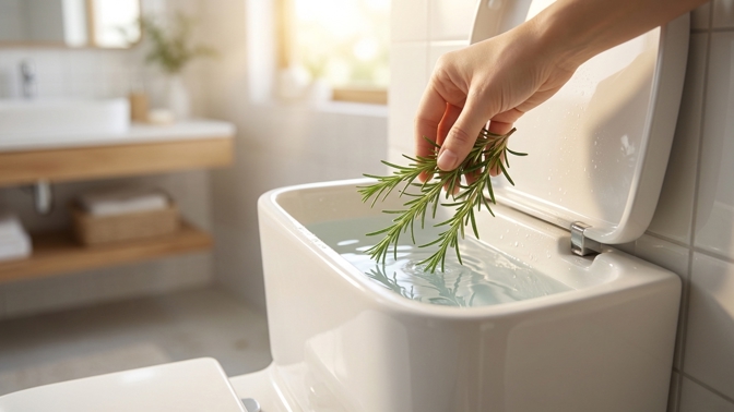 Zápach z toalety? Tato rozmarýnová finta ho zlikviduje při každém spláchnutí