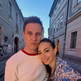 Agáta Hanychová s manželem Mirkem Dopitou. 