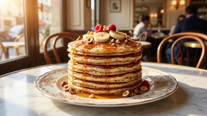 Vyměňte bílou mouku v lívancích za oříškový prach z pánve: Tato proměna vymaže dopolední hlad