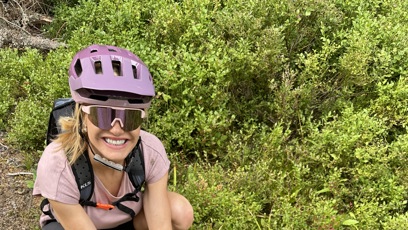 FOTO: Bývalá biatlonová královna si umí vyjížďky zpříjemnit.