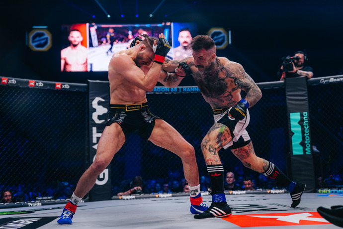 Josef Hála vyhrál souboj v Oktagonu.