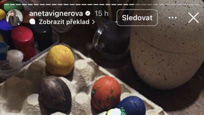 FOTO: Aneta Vignerová byla na Velikonoce připravená.