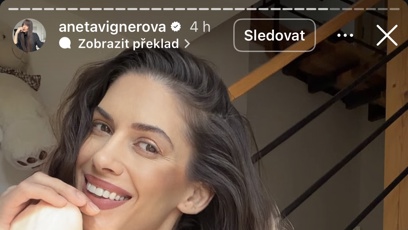 FOTO: Aneta Vignerová popřála všem krásné Velikonoce.
