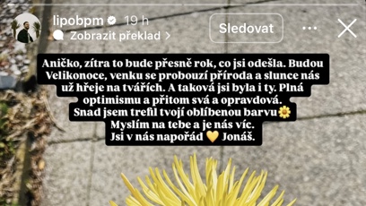 FOTO: Na Aničku Slováčkovou zavzpomínal i zpěvák Lipo.