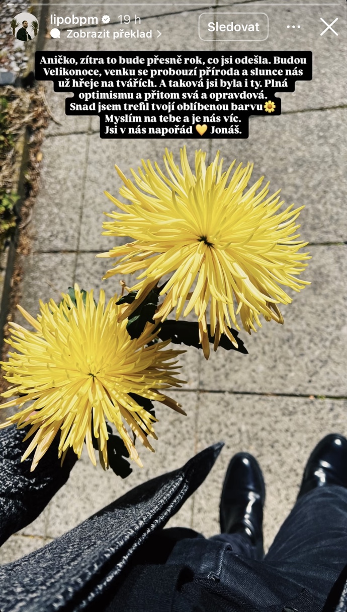 Na Aničku Slováčkovou zavzpomínal i zpěvák Lipo.