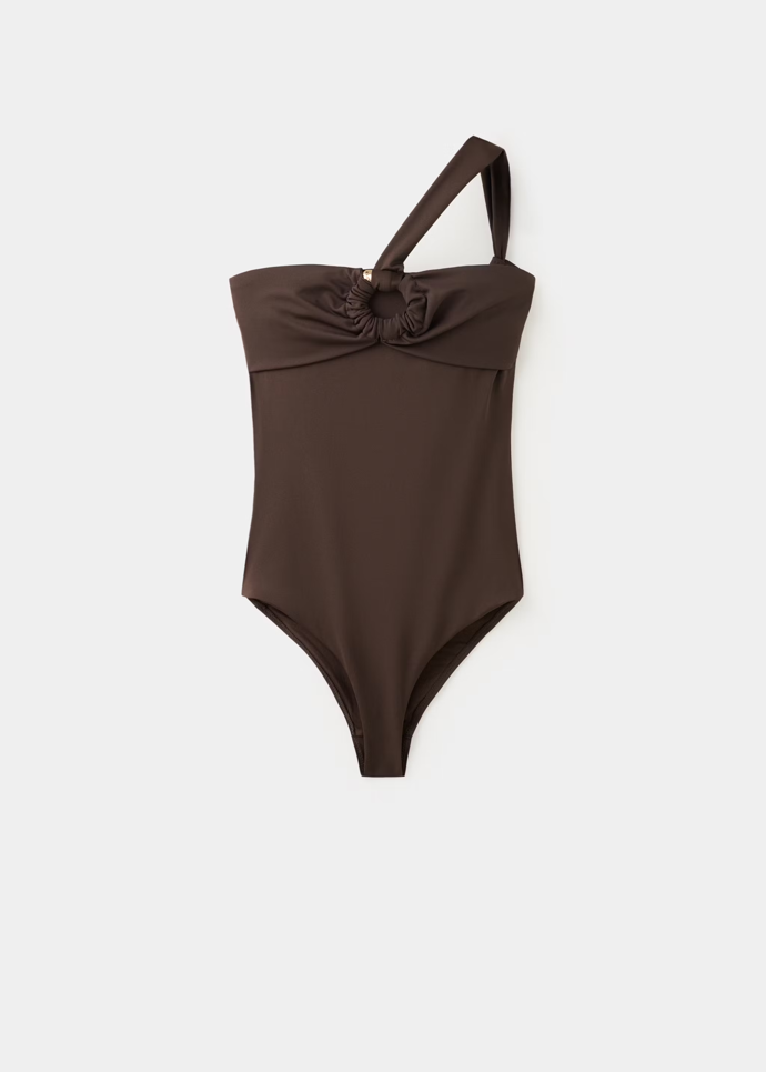 Asymetrické plavky s kruhem, Mango, 999 Kč