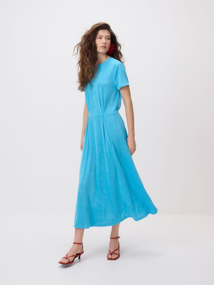 Šaty z lesklého úpletu, Reserved, 1199 Kč