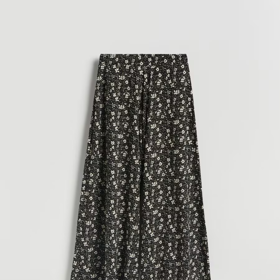 Vzorované kalhoty palazzo, Reserved, 699 Kč