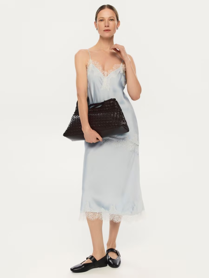 Prádlový top a midi sukně s krajkovým zdobením, Reserved, top 599 Kč, sukně 659 Kč