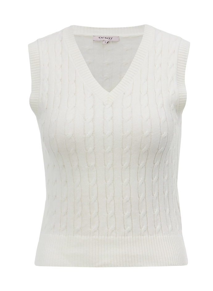 Úpletová vesta, ORSAY, 649 Kč