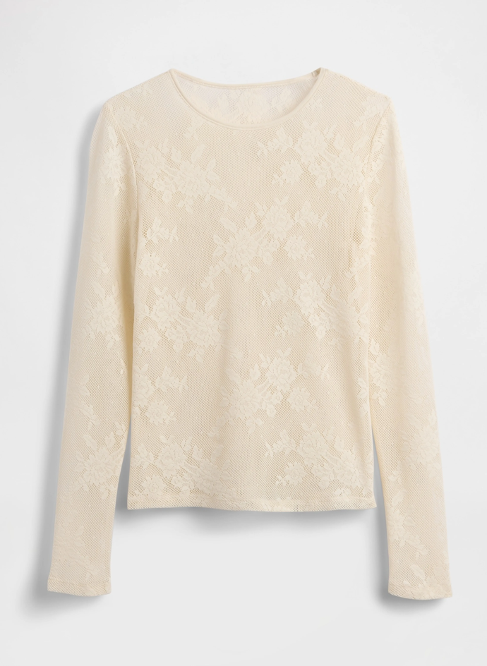 Krajkový průsvitný top, GAP, 1199 Kč