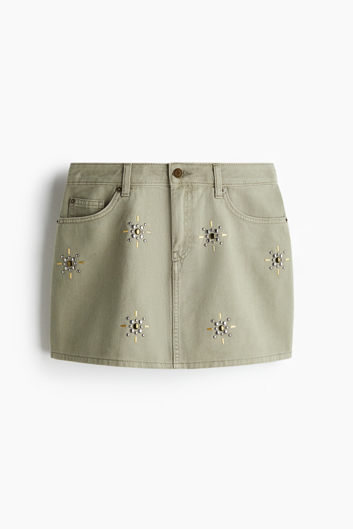 Džínová minisukně, H&M, 619 Kč