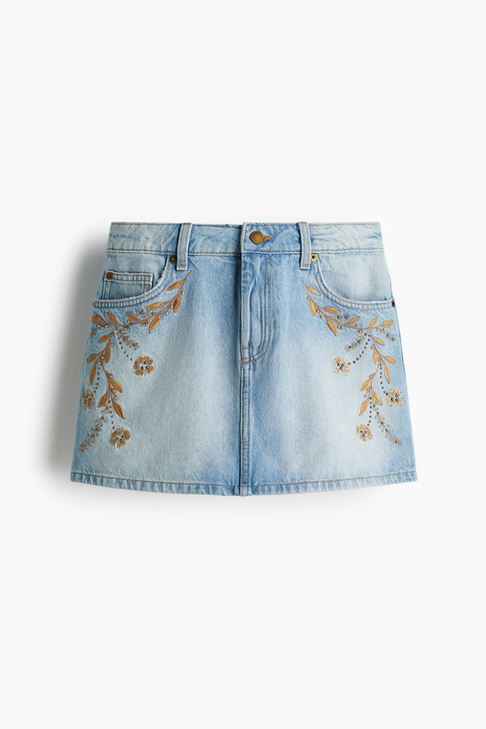 Džínová minisukně, H&M, 619 Kč