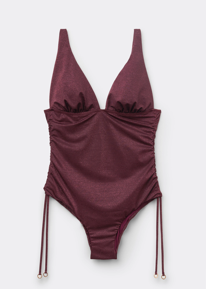 Třpytivé jednodílné plavky, Calzedonia, 1999 Kč