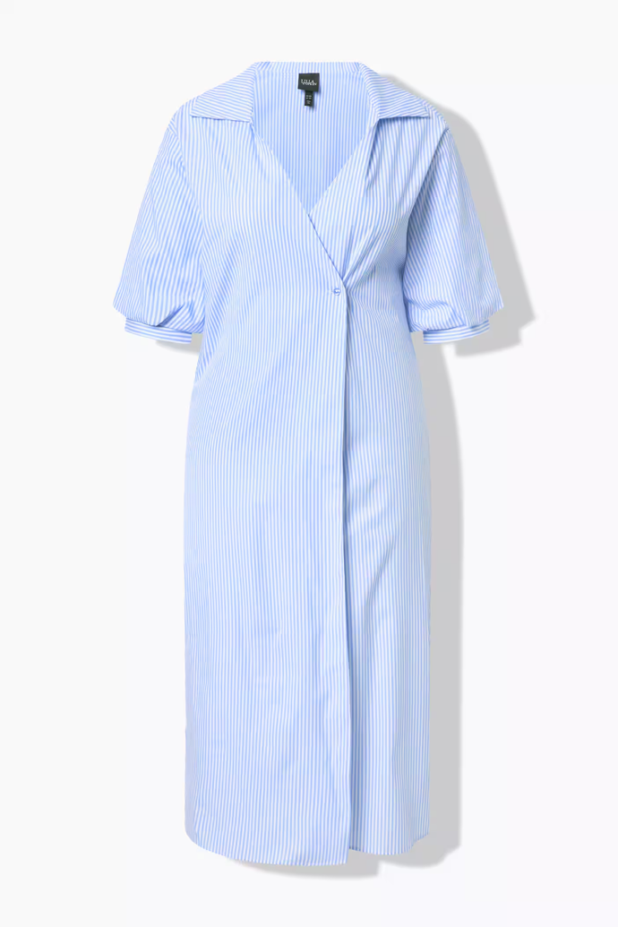 Pruhované košilové maxi šaty, Ulla Popken, 2199 Kč