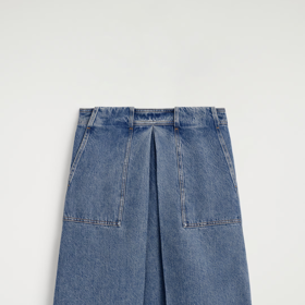 Džínová sukně áčkový střih, H&M, 859 Kč