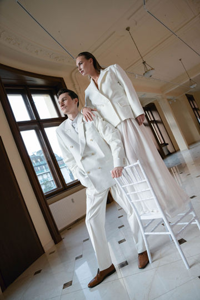 Nevěsta i ženich můžou ladit i takto.