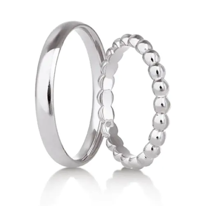 Snubní prsteny z bílého zlata, Rýdl Šperky, 36 480 Kč 