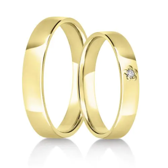 Snubní prsteny ze žlutého zlata, Rýdl Šperky, 41 160 Kč 
