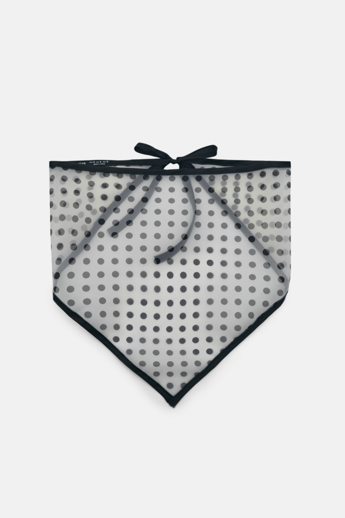 Poloprůhledný šátek bandana s puntíky, Pull&Bear, 269 Kč