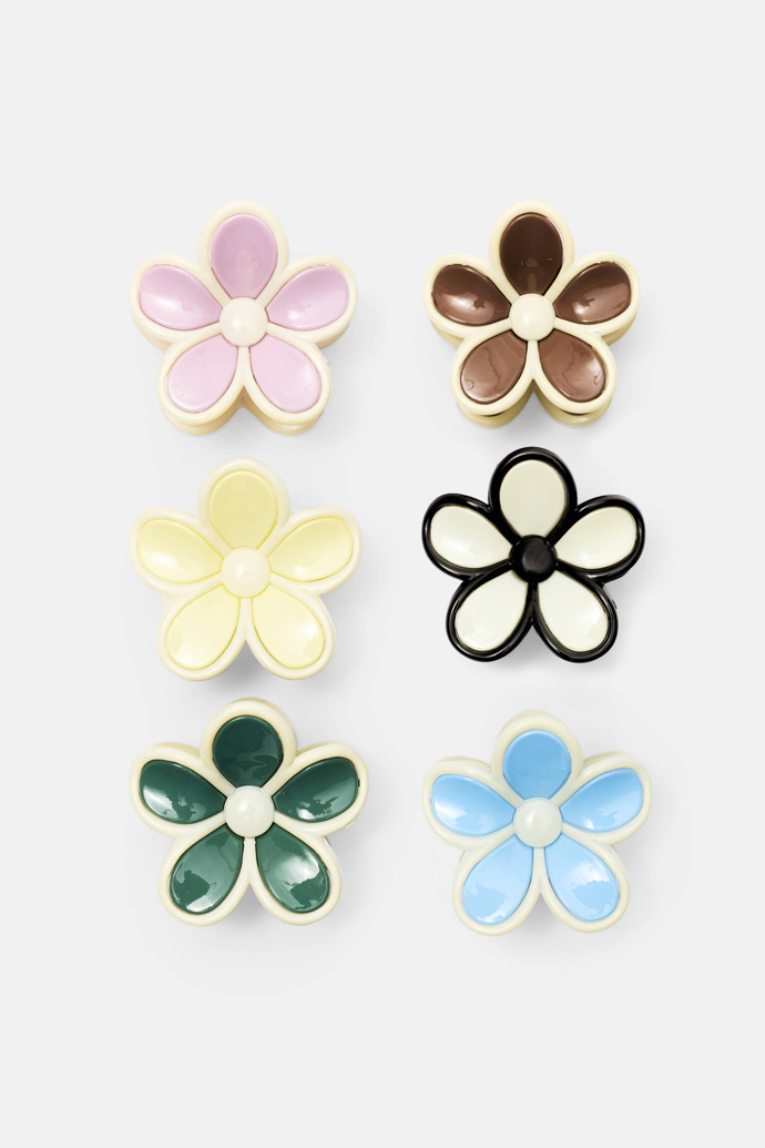 Sada 6 sponek do vlasů s květy, Pull&Bear, 249 Kč