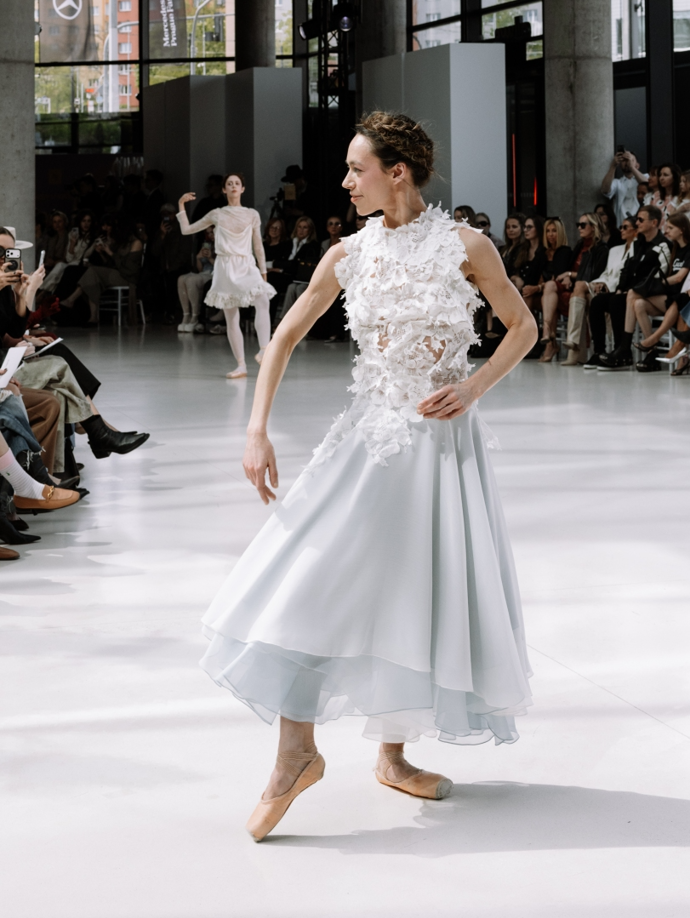 Ladné pohyby podtrhovaly něžnost předváděných modelů.