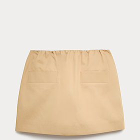 Nabíraná minisukně áčkového střihu z bavlny, Marks&Spencer, 999 Kč