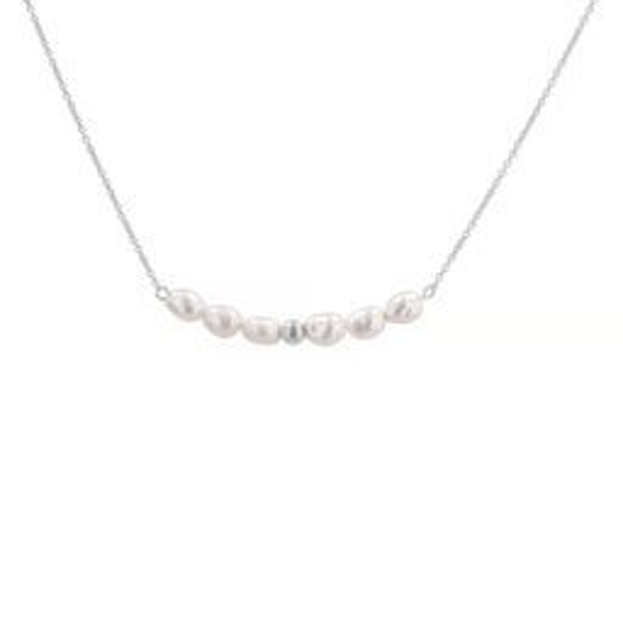 Stříbrný náhrdelník s perlami, Eppi, 2990 Kč