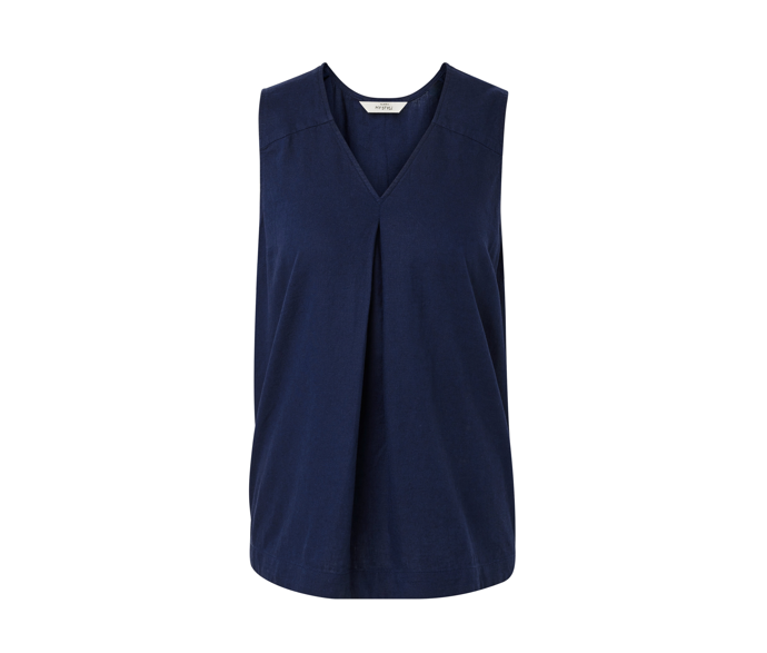 Lněná halenka bez rukávů, Tchibo, 749 Kč