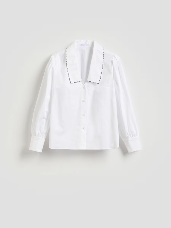 Bavlněná košile s límečkem, Reseved, 699 Kč