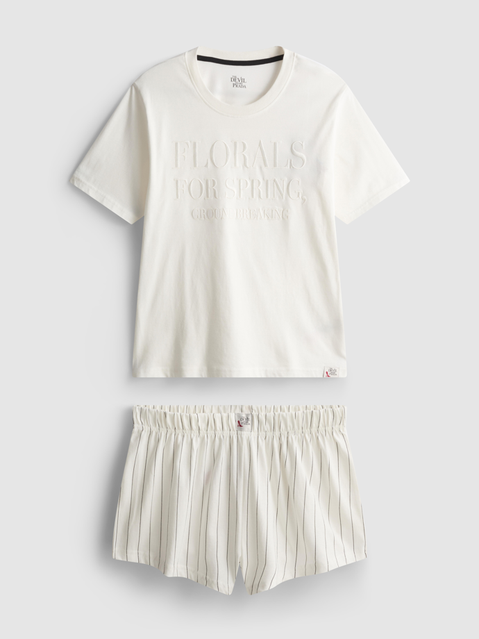 Krátké bavlněné pyžamo, Primark, 340 Kč