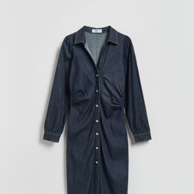 Džínové midi šaty, Reserved, 999 Kč