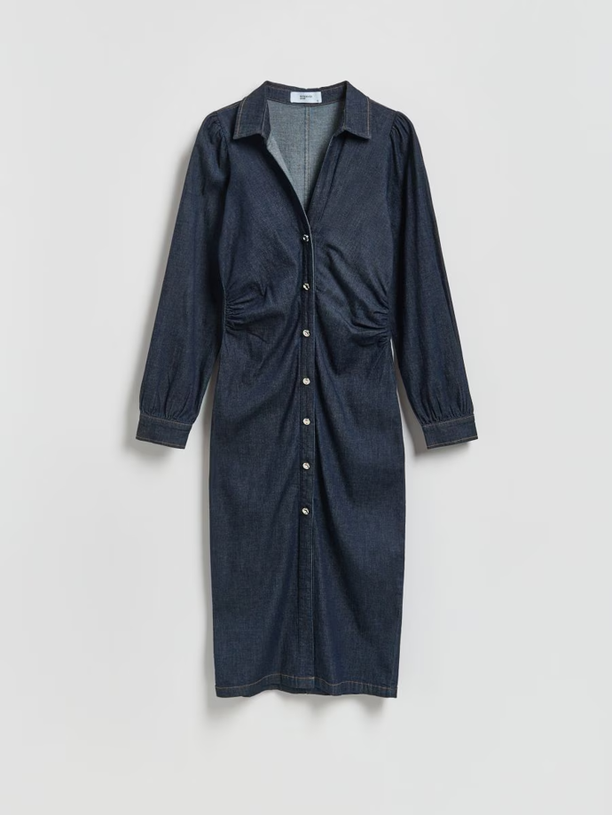 Džínové midi šaty, Reserved, 999 Kč