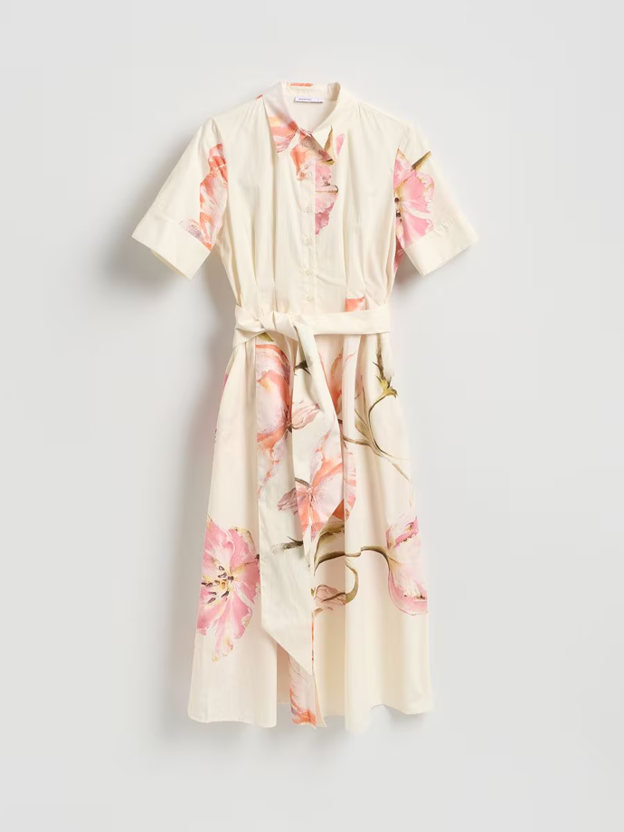 Květované košilové šaty, Reserved,
999 Kč