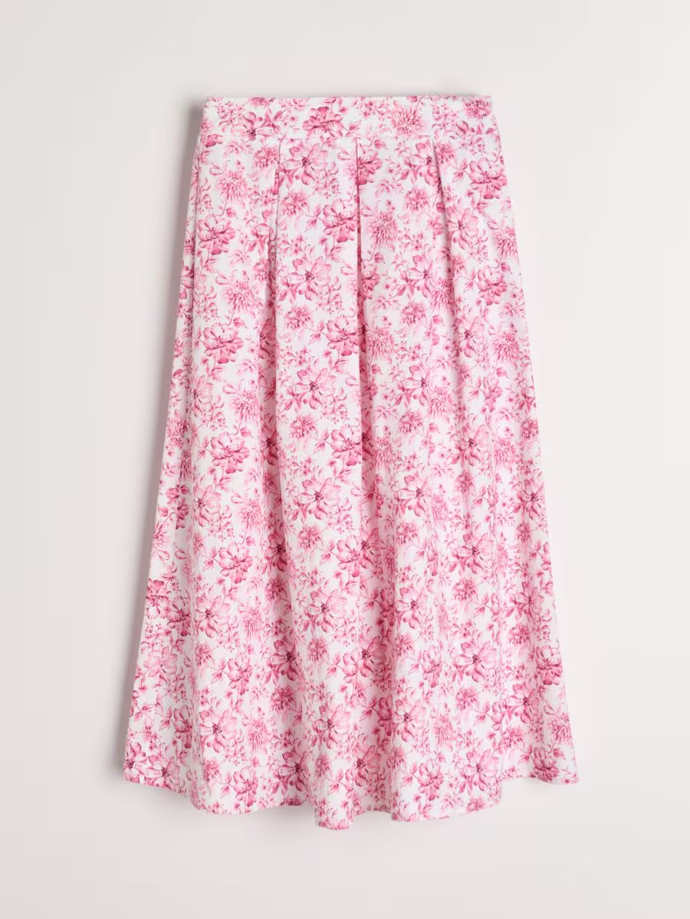 Květinová midi sukně, Sinsay, 269 Kč